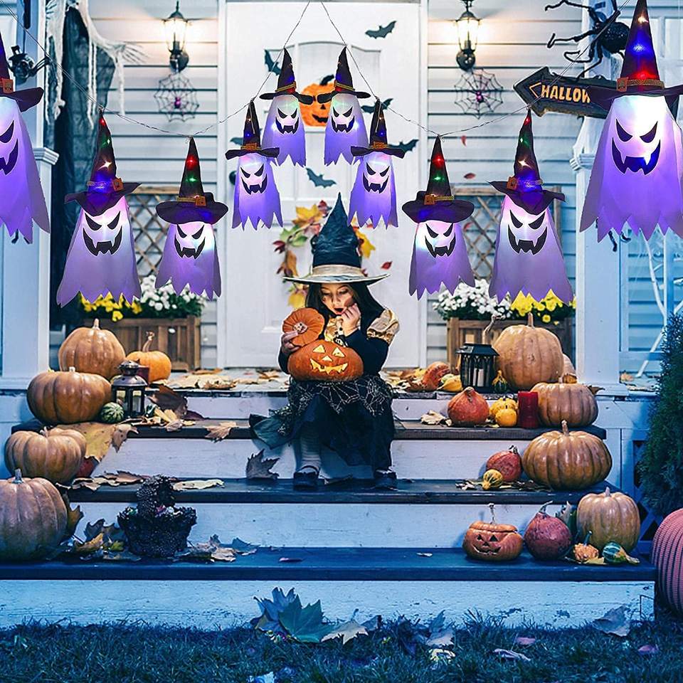 GhostlyGlo™ | Gloeiende Spook Hoed Halloween Decoratie