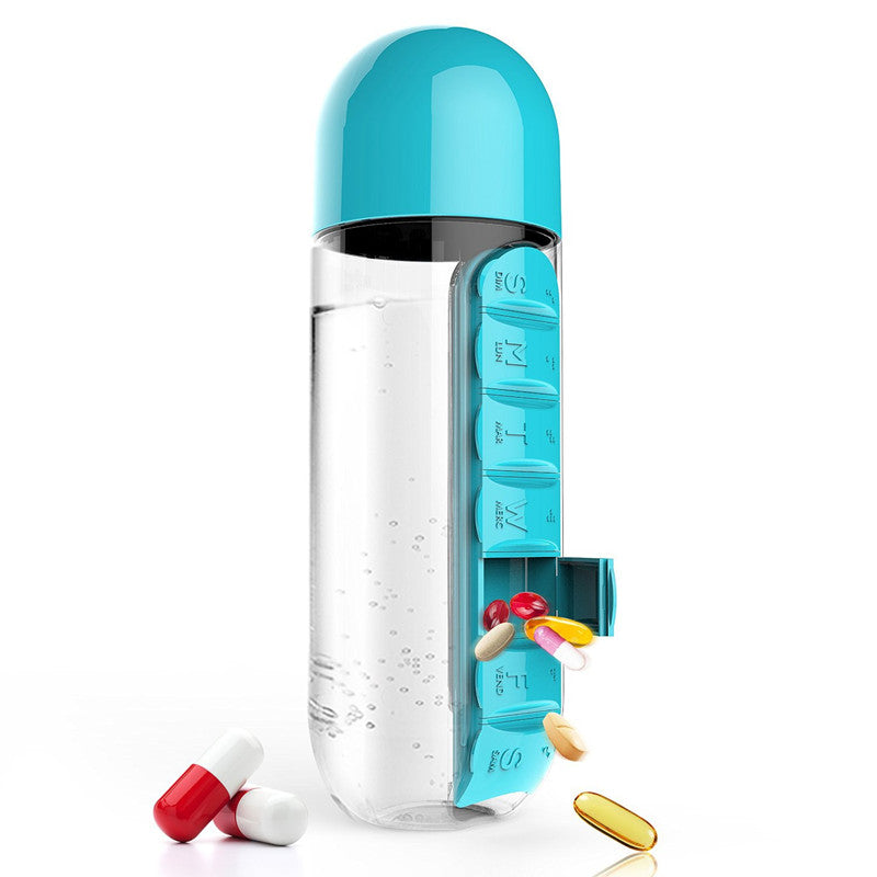 PillBoxBottle™ | Altijd je pillen en water bij de hand wanneer nodig!